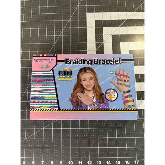 New Sealed Braiding Bracelet Prepop Cool Girls Make Up To 12 Bracelets - Picture 3 of 4
